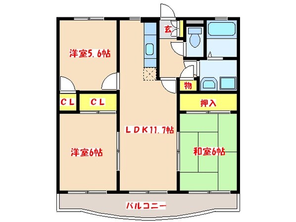 ＳＫシャルマンの物件間取画像